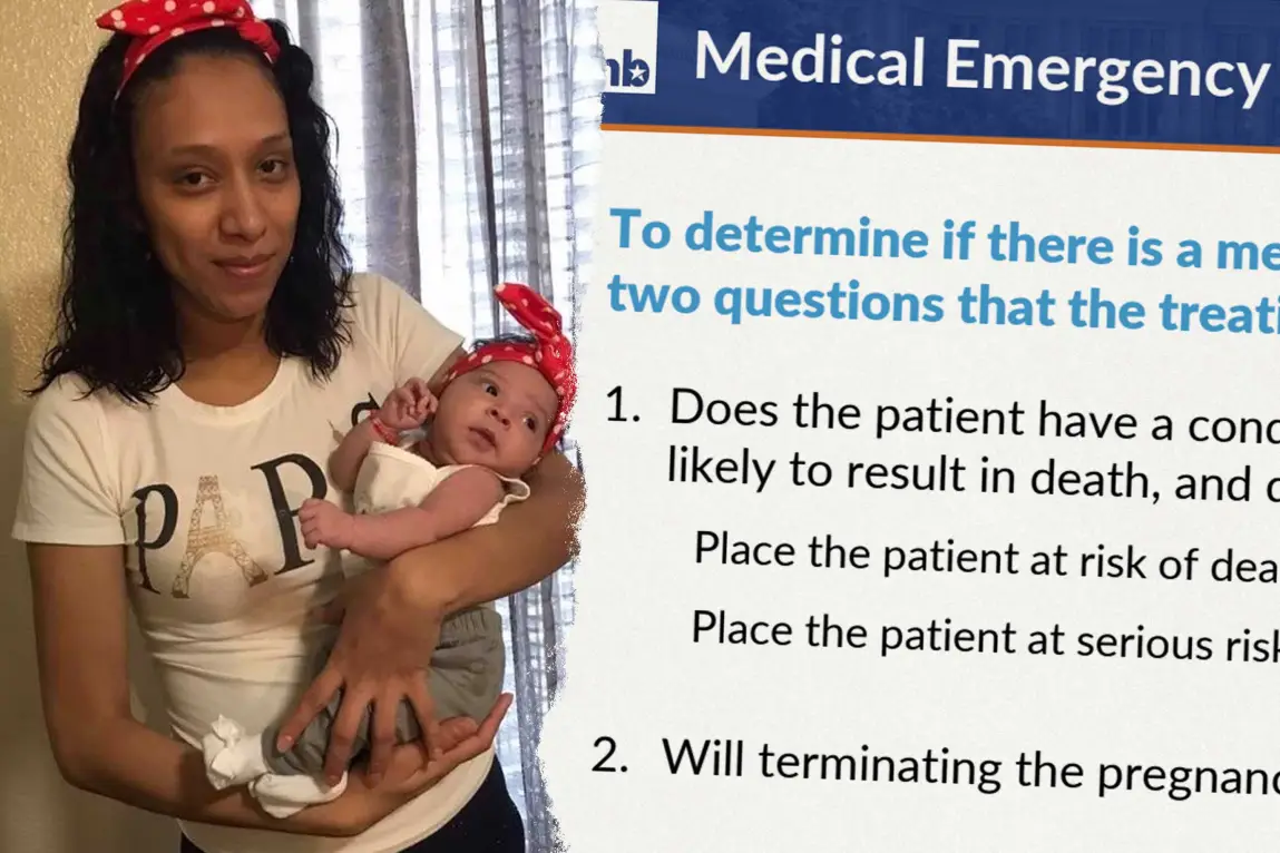 Hướng dẫn “Medical Emergency” của Texas Medical Board – liên quan đến các trường hợp bác sĩ do dự can thiệp vì lo ngại vi phạm luật phá thai bang Texas.