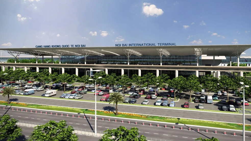 Cảng hàng không quốc tế Nội Bài (Hà Nội) – nơi diễn ra việc tiếp nhận.
