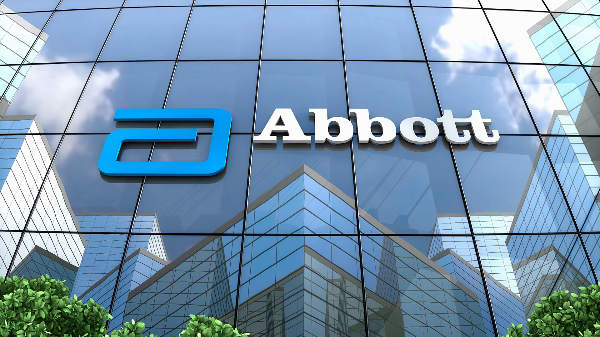 Trụ sở và logo Abbott Laboratories. Nguồn: Storyblocks