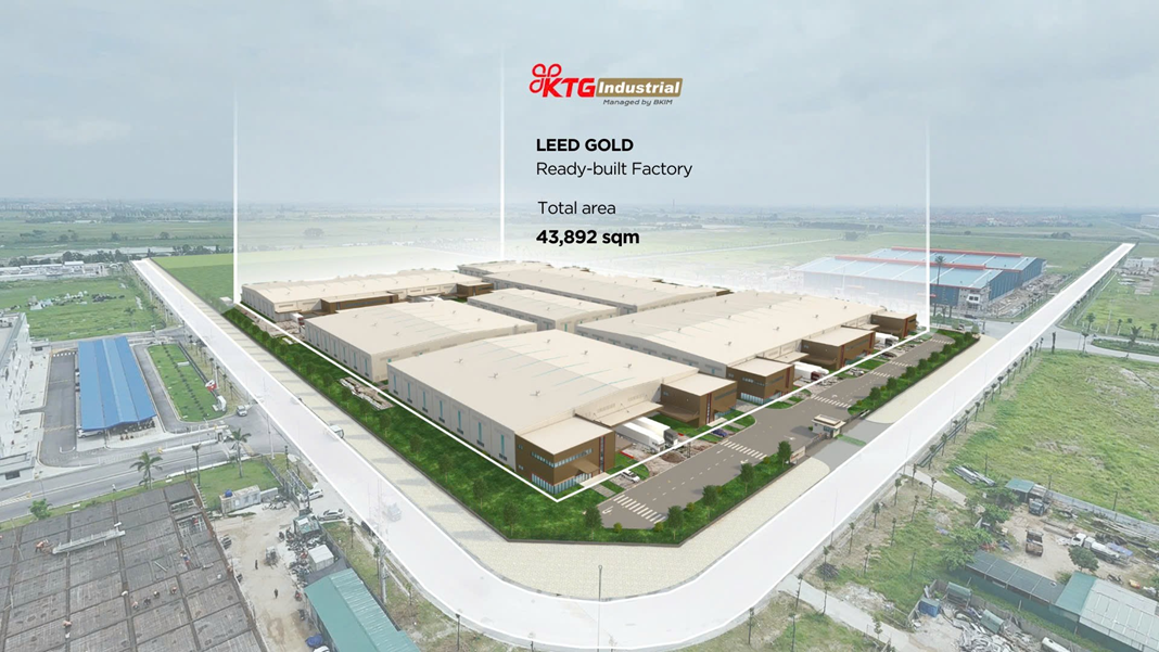Khu công nghiệp tại Bắc Ninh. Nguồn: Cushman & Wakefield