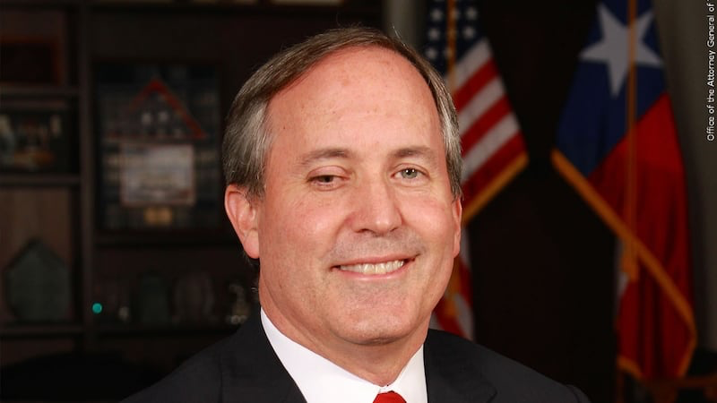 Tổng chưởng lý Texas Ken Paxton. Nguồn: Văn phòng Tổng chưởng lý Texas / KCBD