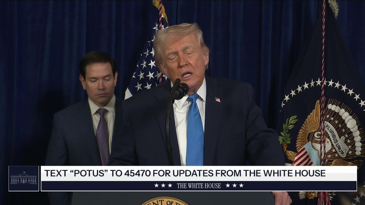 Tổng thống Trump và Ngoại trưởng Marco Rubio tại họp báo Nhà Trắng (2026). Nguồn: The White House