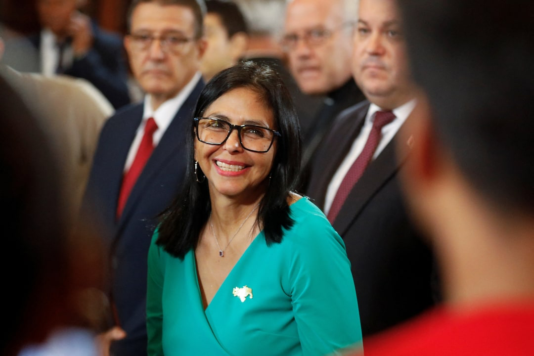 Delcy Rodríguez tuyên thệ tổng thống lâm thời Venezuela. Nguồn: Reuters