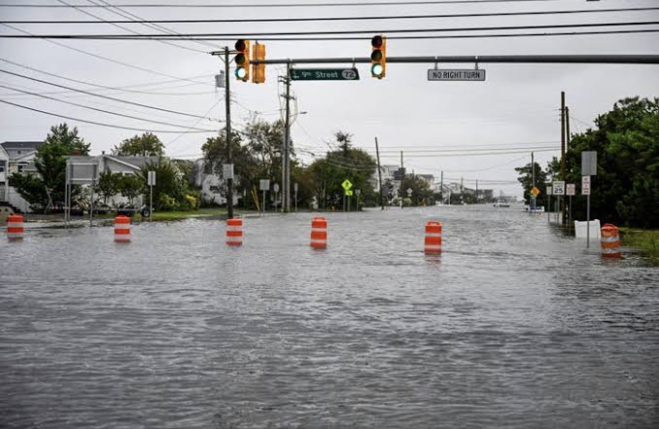 Đường ngập tại New Jersey, 26/9/2026. Nguồn: USA Today