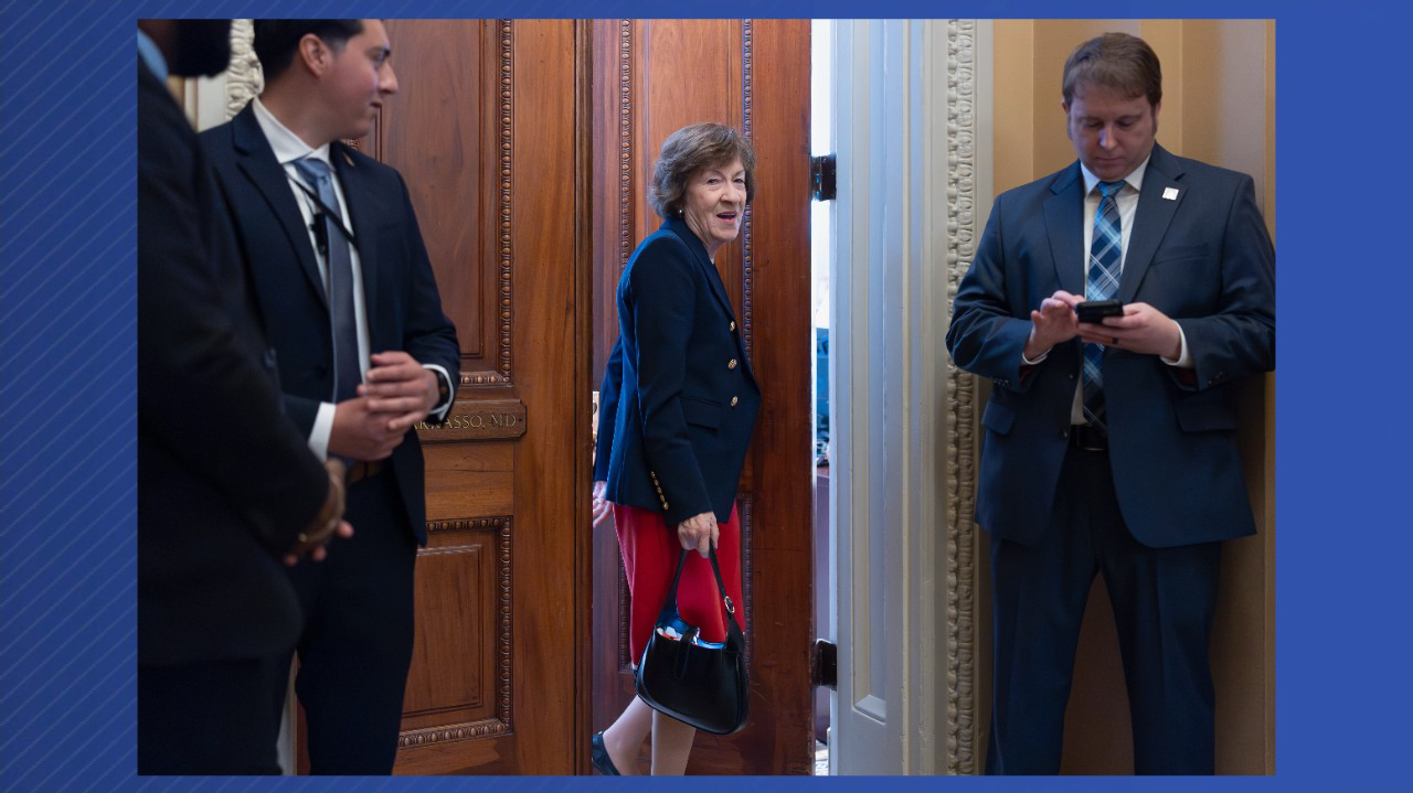 Thượng nghị sĩ Susan Collins tại Capitol. Nguồn: Spectrum News