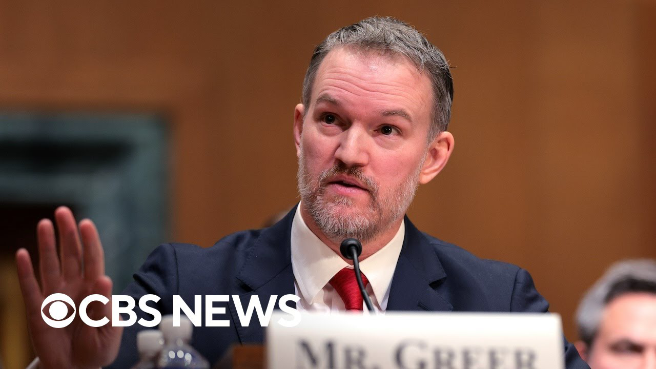 Jamieson Greer điều trần về chính sách thương mại. Nguồn: CBS News