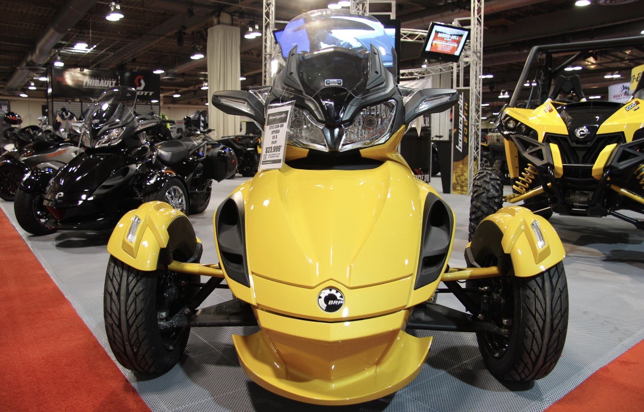 Can-Am Spyder tại triển lãm. Nguồn: Montreal Gazette
