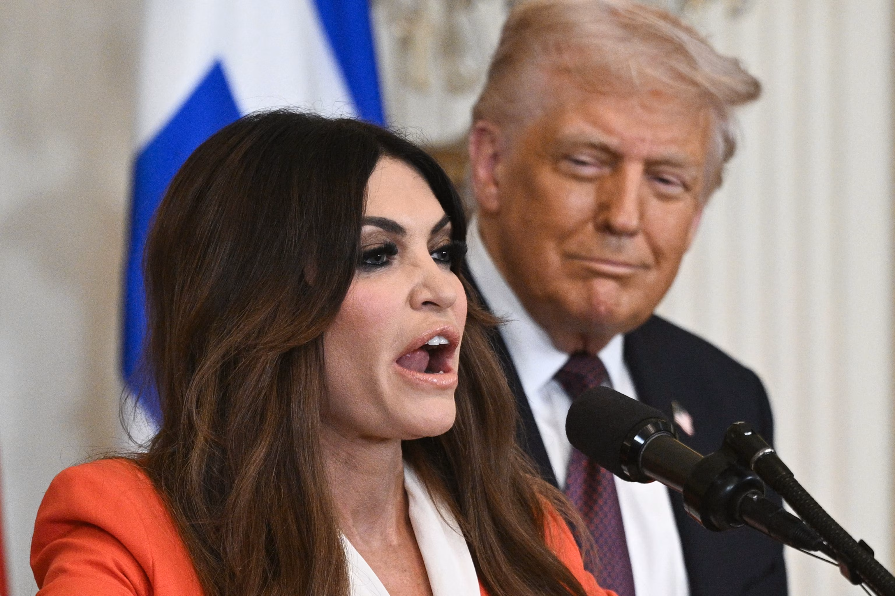 Kimberly Guilfoyle và Tổng thống Donald Trump. Nguồn: ABC News